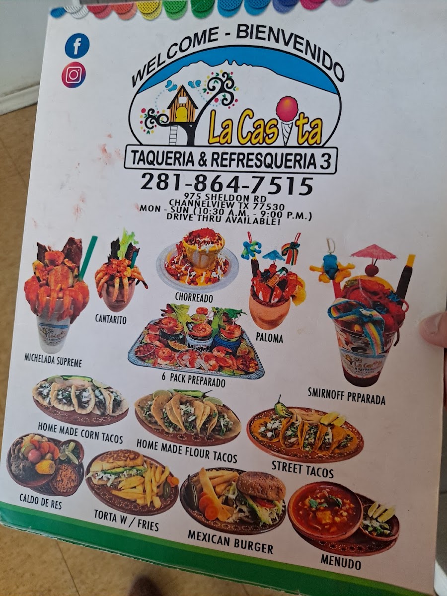 La Casita Refresqueria Menu - Image 3